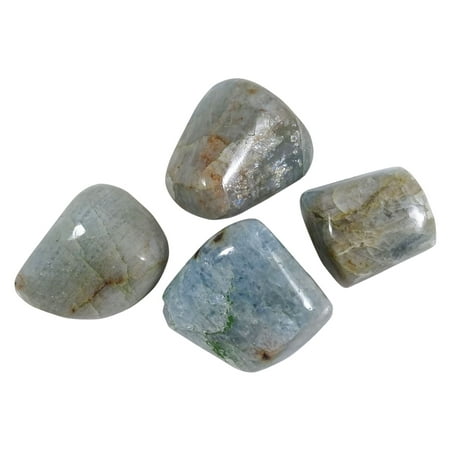harmonize aquamarine tumbled natural reiki healing stones pack of 4 pieces