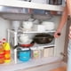 thumbnail image 5 of Toystoory Estante multifuncional de acero inoxidable para almacenamiento de cocina, organizador multifuncional, encimera Almacenamiento y organización del hogar, 5 of 6