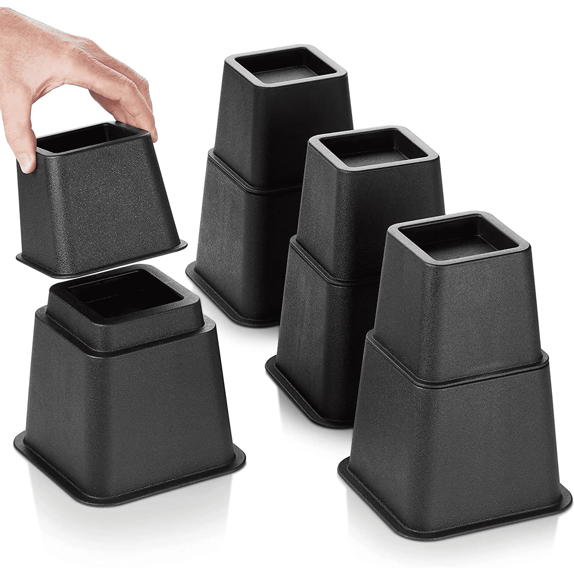 Oenbopo Bed Risers, Home Intuition Heavy Duty Adjustable Furniture