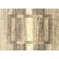 thumbnail image 1 of Ahgly Company Machine Washable Indoor Rectangle Contemporary Brown Gold Area Rugs, 2' x 5', 1 of 7