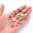thumbnail image 3 of Abalorios colgantes jinwen Colgante de collar encantos 38 unids Navidad, 3 of 8