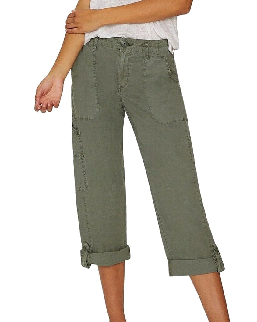 womens cargo crops