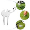 thumbnail image 2 of Miangastore 8 Pcs Fourche Divot de Golf Professionnelle Outil de Réparation Divot de Golf Portable pour Entraînement de Golf, 2 of 9