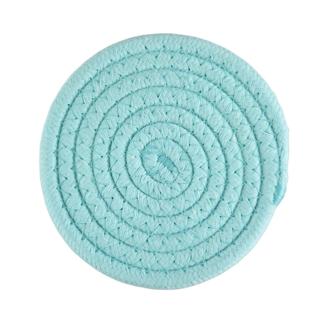 Anmrize Assorted Pattern Drink Mats, Drink Coasters , Minimalist Cotton Woven Coaster Set,Absorbent Coaster Protection Protection for Various Cups, Ideal for Coffee Tables and Home Decor Tabletop, M