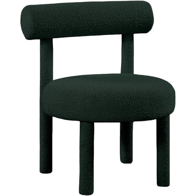 Meridian Furniture Parlor Green Boucle Fabric Accent Chair