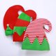 thumbnail image 4 of Sombreros navideños o pantalones navideños, sombrero de elfo de felpa de fieltro a rayas largas, sombrero temático navideño con campana a rayas, regalos de Papá Noel, 4 of 4