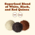 thumbnail image 4 of Tri-Color Quinoa, 3 Pounds – Three-Color Blend of White, Black, and Red Quinoa, Whole Grain, Non-Irradiated, Vegan, Sproutable, Sirtfood, Bulk, 4 of 7