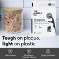 thumbnail image 6 of The Humble Co Single Thread Dental Floss Picks Charcoal 200 Count, 6 of 7
