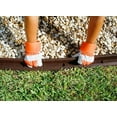 thumbnail image 2 of Eco Border 3" x 48" Red Rubber No Dig Landscape Garden Border Edging (Pack 6), 2 of 6