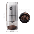 thumbnail image 2 of Portable Electric Burr Coffee Grinder, Small Electric Rechargeable Mini Coffee Grinder with Multiple Grinding Settings, 2 of 7