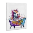 thumbnail image 3 of Stupell Industries Contemporary Rainbow Bubbles Unicorn Canvas Art, 30 x 40, by MB Cunningham, 3 of 8