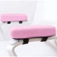 thumbnail image 1 of BR Cojines para reposabrazos de silla, color rosa, extragruesos, 5 cm, alivio de presión para silla de oficina o silla de juegos, con almohadillas de espuma viscoelástica (2 unidades), 1 of 5