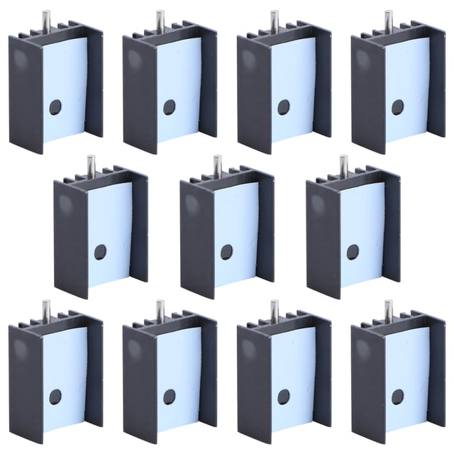 10pcs Aluminium Refroidisseur Module Dissipateur de Chaleur Aileron pour Dispositif de Transistor de Haute Puissance