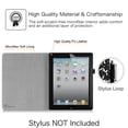thumbnail image 3 of Fintie iPad 2/ iPad 3/ iPad 4 Gen Folio Case - PU Leather Cover with Auto Wake/ Sleep Feature, Composition Book Black, 3 of 7