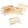 thumbnail image 2 of 20 Unids / pieza, Pinzas para El Cabello de Aleación para Mujer, Peines Laterales, 10 , Horquillas para El Cabello DIY, 56mm Yinane Peine de pelo manualidades de bricolaje, 2 of 8