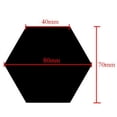 thumbnail image 4 of 12 Uds espejo acrílico pegatinas de pared autoadhesivo extraíble Hexagonal hoja de espejo decorativa para el hogar sala de estar dormitorio decoración Xemadio LKX-1091-2, 4 of 7