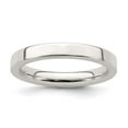 thumbnail image 4 of 925 Sterling Silver 3mm Comfort Fit Flat Band Ring Size 7.5, 4 of 6