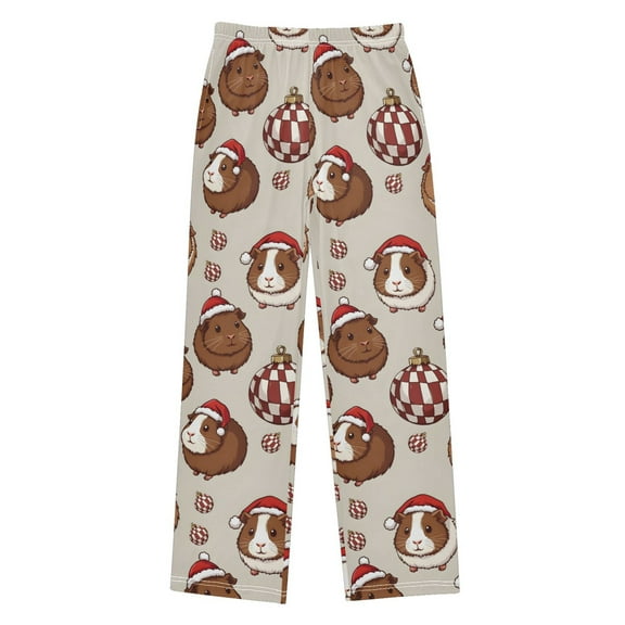 joogoo Christmas Capybara Pajama Pants Pj Bottoms Sleepwear Lounge L