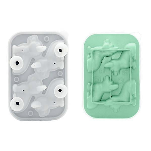 Silicone ice cube trays with lid, novelty ice cube tray for whiskey, cocktail, beer, 3D fun ice molds.