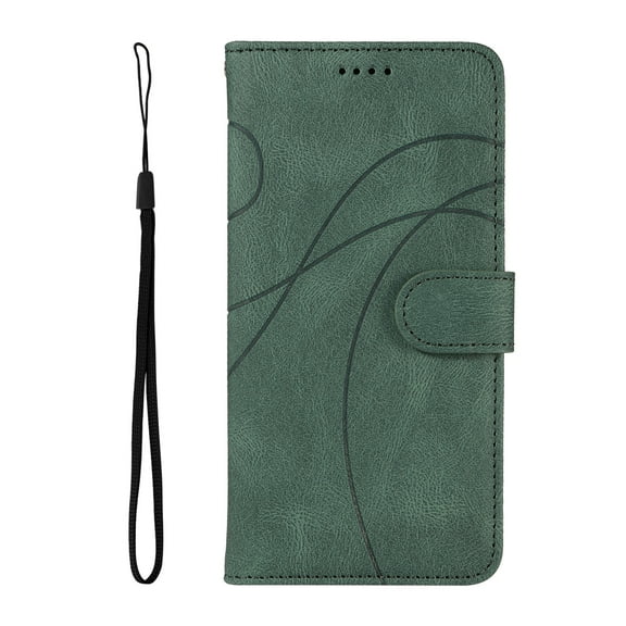 Dteck for Google Pixel 6 Pro Wallet Case, Premium PU Leather Flip Folio Card Holders Kickstand Book Folding Case with Detachable Wrist Strap Shockproof Protective Cover, green