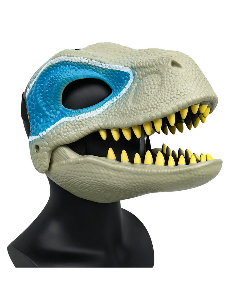 Dinosaur Mask Moving Jaw Halloween Kids Dino with Jaw Realistic Tyrannosaurus Rex Mask Props - Walmart.com