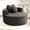 Black+ Gray, variant on Leumius Oversized Round Chair Lounge Chaise Indoor,Upholstered Round Sofa Bed with Memory Foam,Comfy Cloud Circle Chair with Deep Seat for Living Room Bedroom,No Assembly Required,Green
