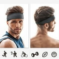 thumbnail image 2 of Moisture Wicking Headbands for Men (4 Pack) - Sweatband Helmet Compatible, 2 of 8