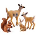thumbnail image 2 of Figuras de animales del bosque, figuras de criaturas del bosque, juguetes en miniatura, adornos para pasteles, 10 Uds., 2 of 5