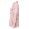 thumbnail image 7 of ABATAB Women's Winter Warm Fleece Shacket Jackets Soft Button down Casual Long Sleeve Lapel Neck Warm Outerwear with Chest Pockets(X-Large,Pink), 7 of 7
