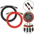 thumbnail image 2 of LOVEVER 1 Pair Black+Red Solar Panel Extension Cable Wire Solar Connectors 10 AWG Gauge, 2 of 7