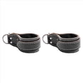thumbnail image 1 of 2X Adjustable Gym Shackles Ankle Straps Fitness Cable Machines Workout Ankle Weights Training Work on Legs Hips, 1 of 6