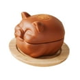 thumbnail image 4 of stanreset Snack Bowl Creative with Tray Salad Serving Bowl for Restaurant Kitchen Dips 9.5x12x9cm S, 4 of 6