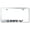 Chrome, variant on Honda HR-V Laser Etched Logo Stainless Steel License Plate Frame (Chrome)