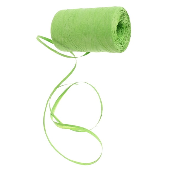 Worgeous Raffia Paper String Grass Green 1Pcs 984Feet For Wrapping