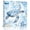 Blue, variant on Blue Turtle Coastal Wall Art Painting on Canvas, Coral Beach Nautical Ocean Canvas Art Home Prints Wall Art Framed Modern Artwork for Living Room Bedroom Wall Decor 16x16in