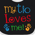 thumbnail image 4 of Inktastic My Tio Loves Me Boys or Girls Baby Bib, 4 of 4