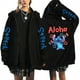 thumbnail image 4 of Nuevo en Sudadera con capucha gótica con cremallera de Disney Stitch, sudaderas con cremallera para mujer, sudadera bonita de Anime Harajuku, ropa de calle de Manga con capucha para mujer, 4 of 5