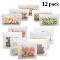 thumbnail image 2 of Coofit Food Storage Bags Ziplock Design Kitchen Food Bag Preservation Bag for Fridge, 2 of 10
