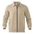 thumbnail image 6 of Casual Jackets for Men 2025 Long Sleeve Lightweight Loose Collared Zip Up Jacket with Pockets Outerwear Coat, 6 of 8