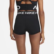 Nike CZ6493-010-M Nike PRO Womens Shorts Black SIZE MEDIUM 3' INSEAM TIGHT FIT SPANDEX