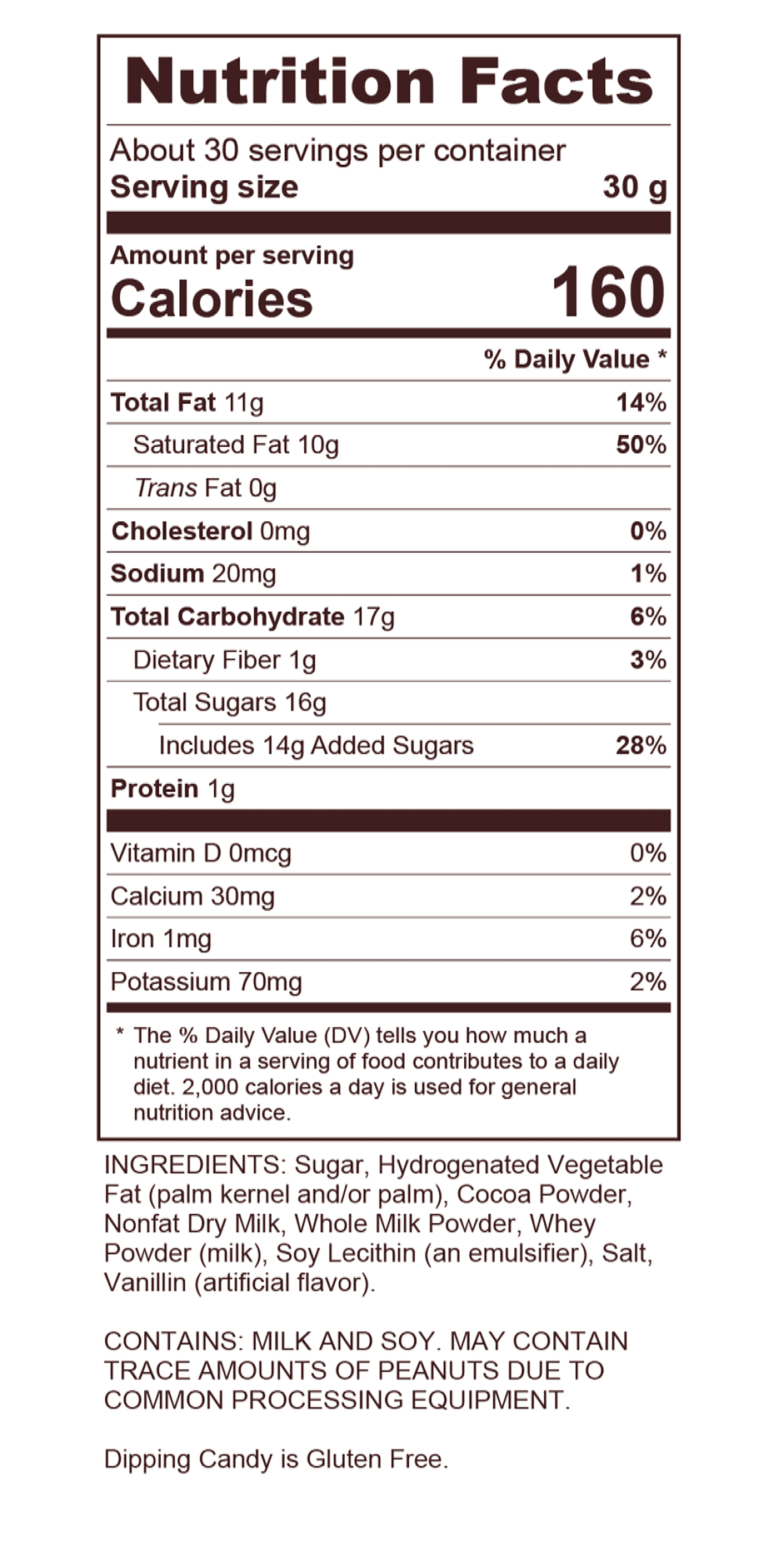 ChocoMaker Milk Chocolate Fountain Formula, Dipping Candy, 2 lb