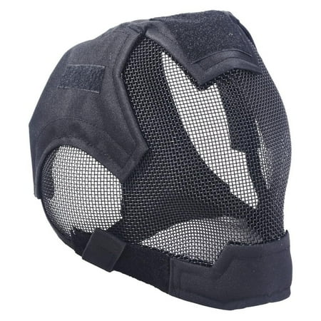 Airsoft Full Face+Ear Protection Fencing Mask- Trimex