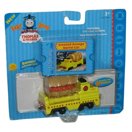 Thomas & Friends Learning Curve Scented Orange Barrel Car Die-Cast Toy Train