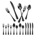 thumbnail image 2 of 30-Piece Stainless Steel Cutlery Set for 6, Dishwasher Safe Silverware Utensils, 2 of 11