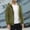 #Army Green, variant on DPTALR Men's Solid Color,Long Sleeve,Zip Up,Hoodless Casual Sweatshirt Jacket,Wine,L
