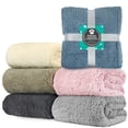 thumbnail image 2 of PetAmi Fluffy Waterproof Dog Blanket For Medium Large Dogs, Soft Warm Pet Sherpa Throw Pee Proof Couch Cover, Reversible Cat Bed Blanket Sofa Protector, Plush Washable Pad (Pink Blush, 40x60), 2 of 6