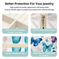 thumbnail image 2 of PhooArto Small Jewellery Box, Watercolor Butterflies Pattern Portable Travel Mini Jewelry Case for Women Leather Ring Organizer, 2 of 5