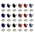 thumbnail image 1 of 120Pcs 8mm Crystal Rivets Rhinestone Rivets Studs for Leather Craft DIY Making, 1 of 9