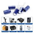 thumbnail image 5 of 20Pcs Aluminum Electrolytic Capacitor High Frequency Low ESR Capacitors 16V 25V 35V 50V 7000Hours Long Service Life
--------
,Long Lasting, 5 of 6