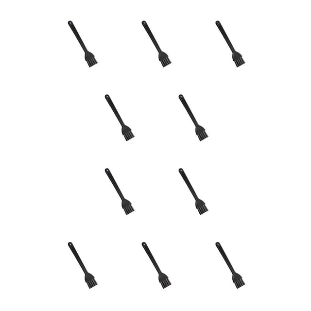 Cepillo para teclado, accesorio para el hogar, eliminador de polvo, mantenimiento, agarre manual, Receptor de artesanía, Mini herramienta de Suministros de limpieza para el hogar Negro Negro Inteprter HA063075-04B